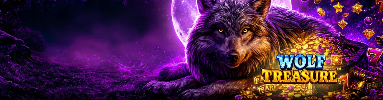 Wolf treasure slot Banner 5